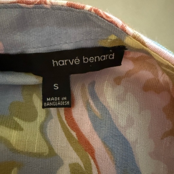 Harve Benard floral Blouse Sz S - Picture 4 of 10